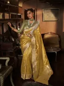 Pure Tissue Silk with Paithani Zari Weave