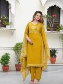 Premium Cotton Printed Kurta Set with Dupatta