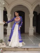 Kutchi Bandhani Fusion Set – Kurti with Kora Cotton Lehenga
