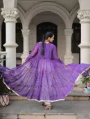 Bandhani Print Kutchi Patchwork Shrug in Faux Georgette