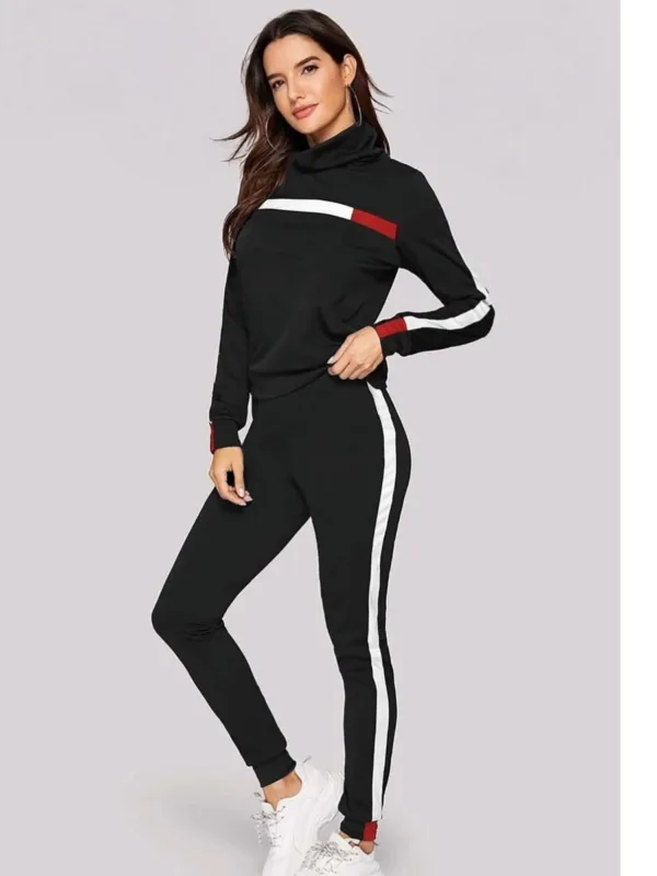 Women's Casual Sportswear Co-Ord Set (Sweatshirt & Jogger Pants) - Image 4
