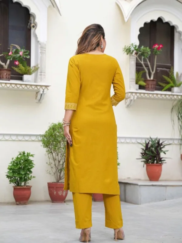 Premium Cotton Printed Kurta Set with Dupatta - Image 15