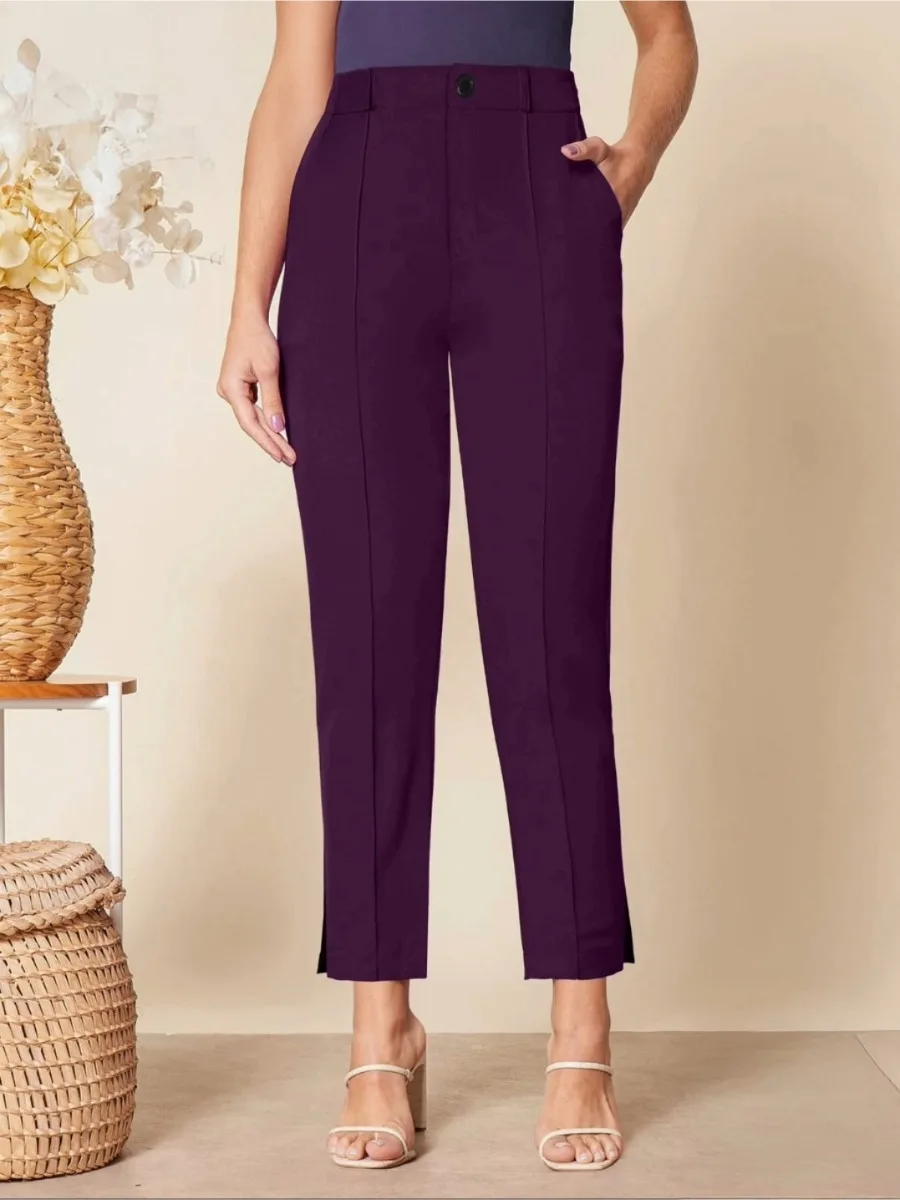 Knit Ankle-Length Pants