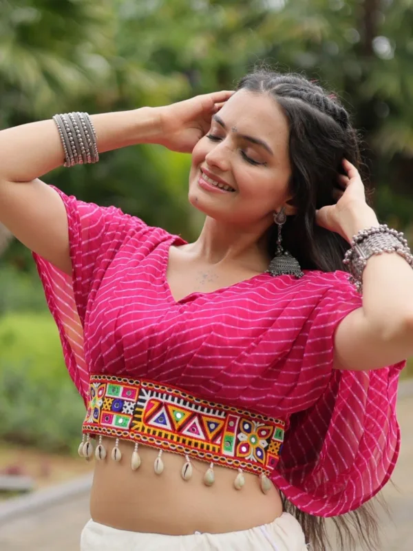 Kutchi Leheriya Royale Lehenga Choli Set - Image 2