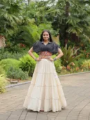 Kutchi Leheriya Royale Lehenga Choli Set