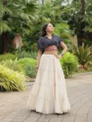Kutchi Leheriya Royale Lehenga Choli Set