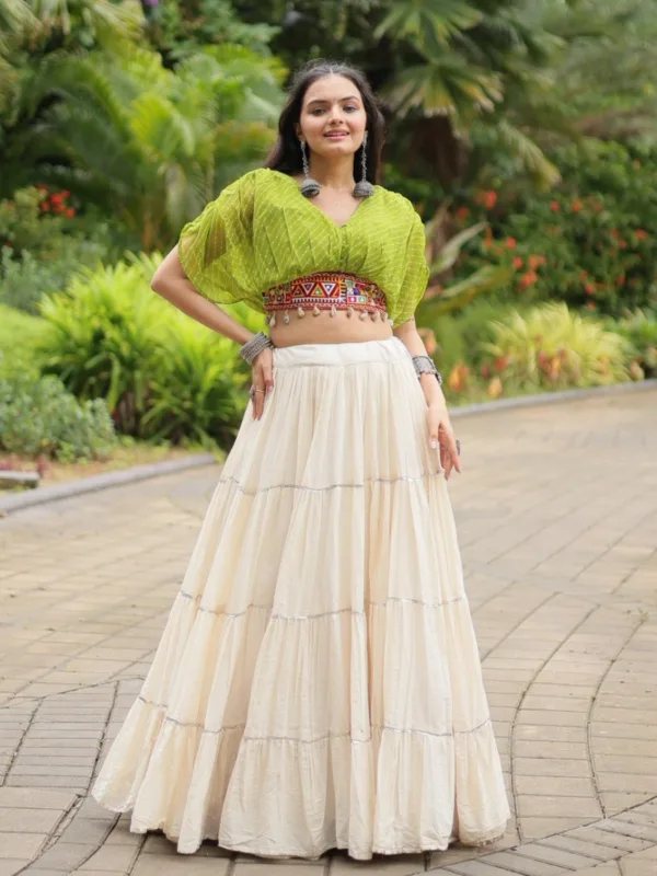 Kutchi Leheriya Royale Lehenga Choli Set - Image 17