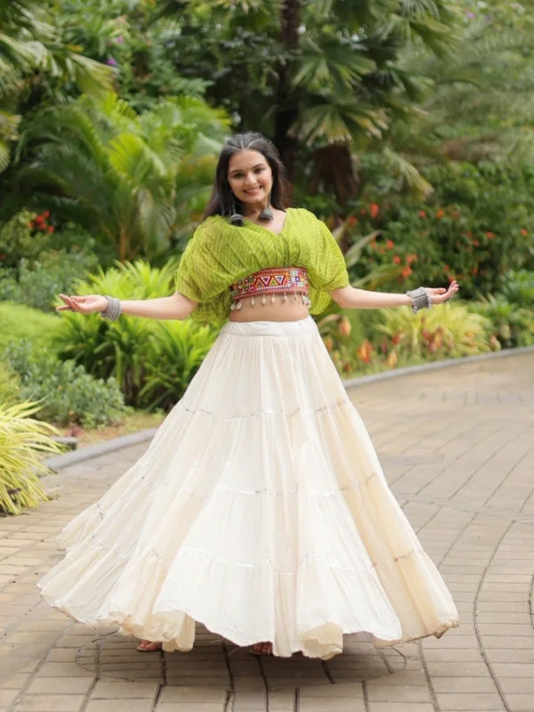 Kutchi Leheriya Royale Lehenga Choli Set - Image 25