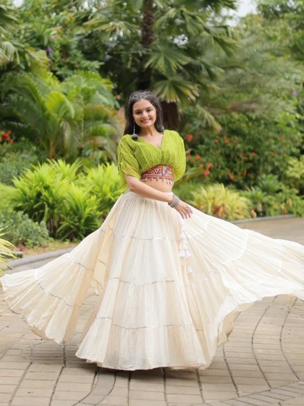 Kutchi Leheriya Royale Lehenga Choli Set - Image 26