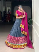 Regal Gamthi Tasar Silk Lehenga Choli with Dupatta