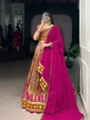 Regal Gamthi Tasar Silk Lehenga Choli with Dupatta