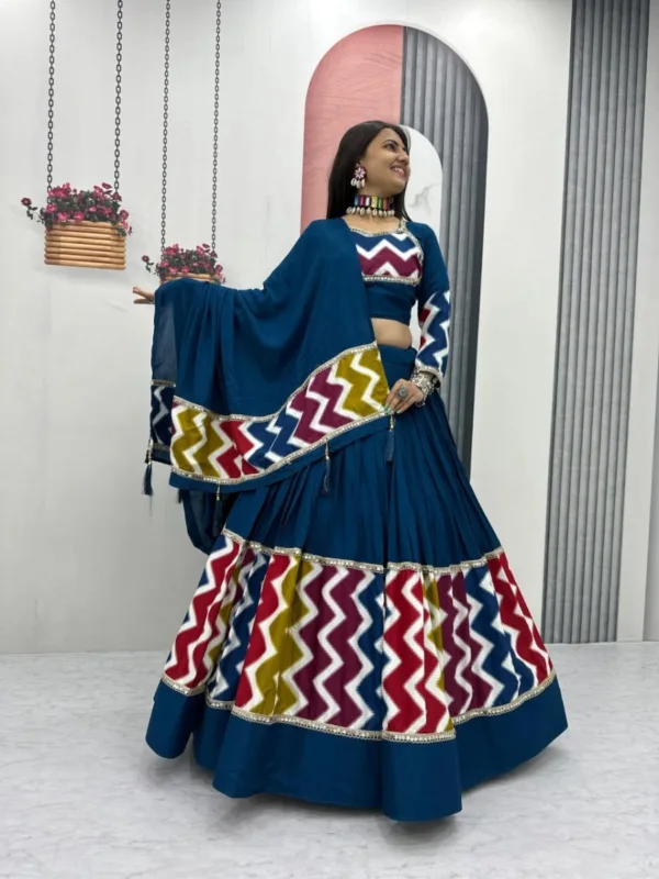 Navratri Special Pure Cotton Lehenga Choli - Image 6