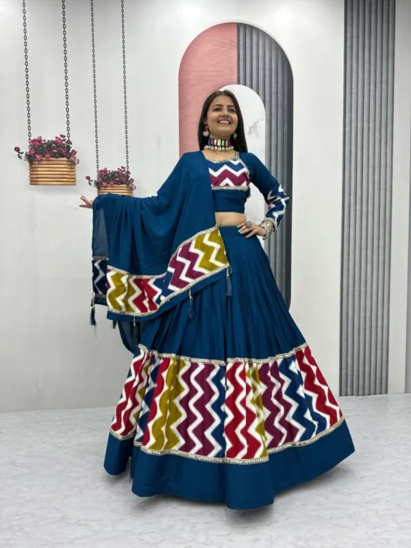 Navratri Special Pure Cotton Lehenga Choli - Image 2