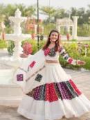Multi-Color Patchwork Cotton Lehenga Choli Set