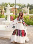 Multi-Color Patchwork Cotton Lehenga Choli Set