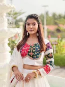Multi-Color Patchwork Cotton Lehenga Choli Set