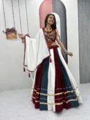 Gamathi Work Real Mirror Lehenga Choli Set