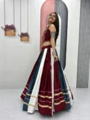Gamathi Work Real Mirror Lehenga Choli Set