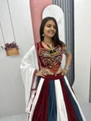 Gamathi Work Real Mirror Lehenga Choli Set